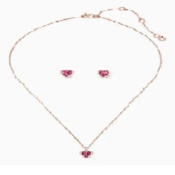 ♠️ Kate Spade ♠️ Spell It Out Heart Jewelry Set - Picture 6 of 7